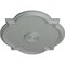 Ekena Millwork Waltz Ceiling Medallion (Fits Canopies up to 5 1/4"), 24"W x 20 1/2"H x 1 1/8"P, Primed White CM24WA - alternate 3